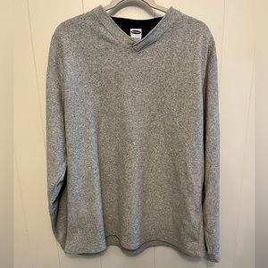 Men’s Large Old Navy Gray Fleece Pullover